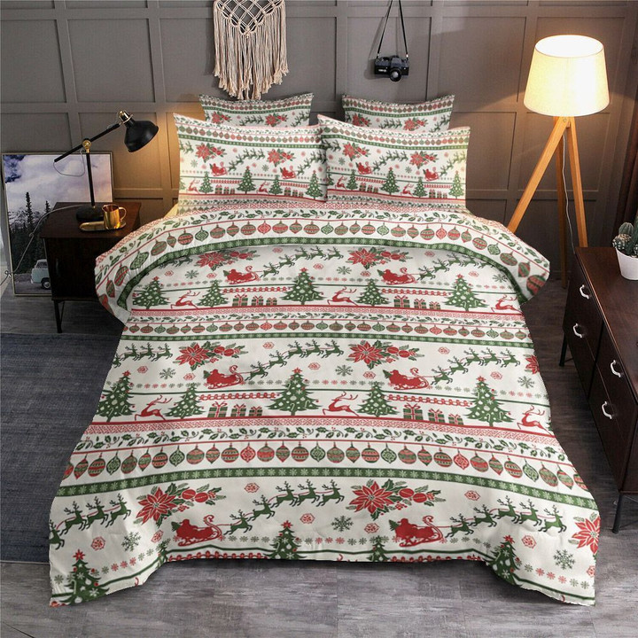 Merry Christmas Bedding Set Iybh