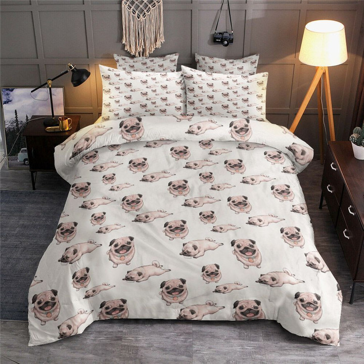 Pug Bedding Set All Over Prints