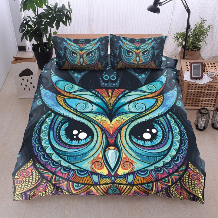 Mandala Owl Bedding Set All Over Prints