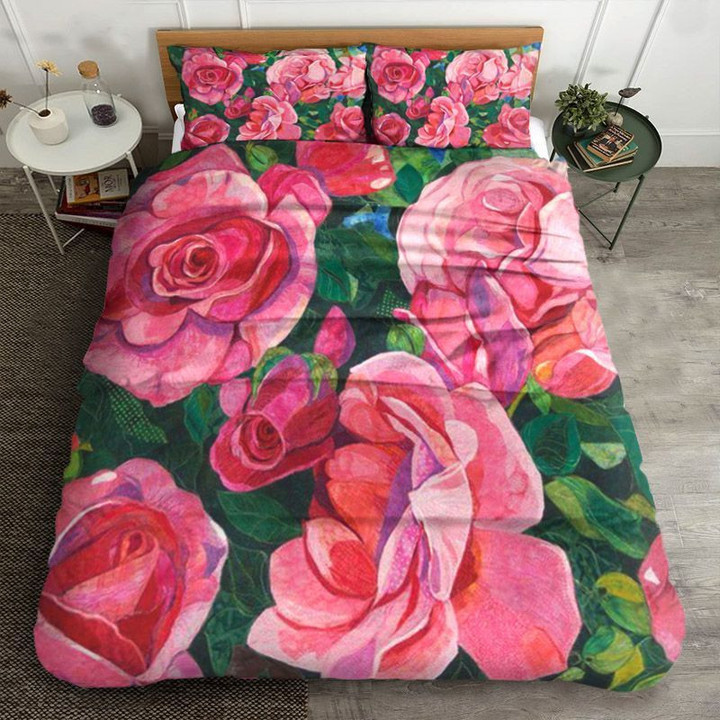 Rose Bedding Set All Over Prints