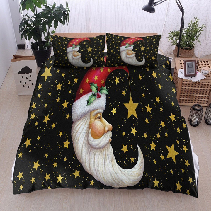 Santa Claus Moon And Star Bedding Set Iyfh