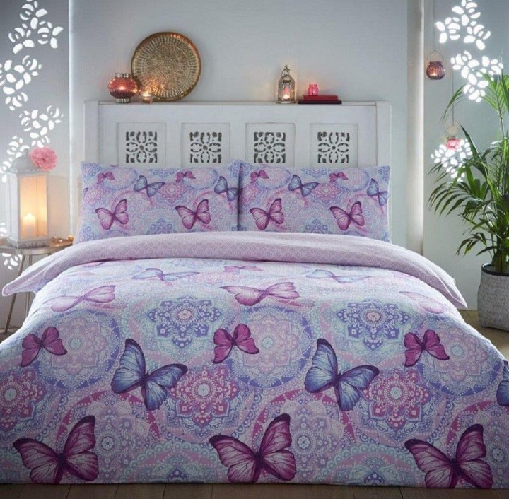 Boho Butterfly Bedding Set All Over Prints