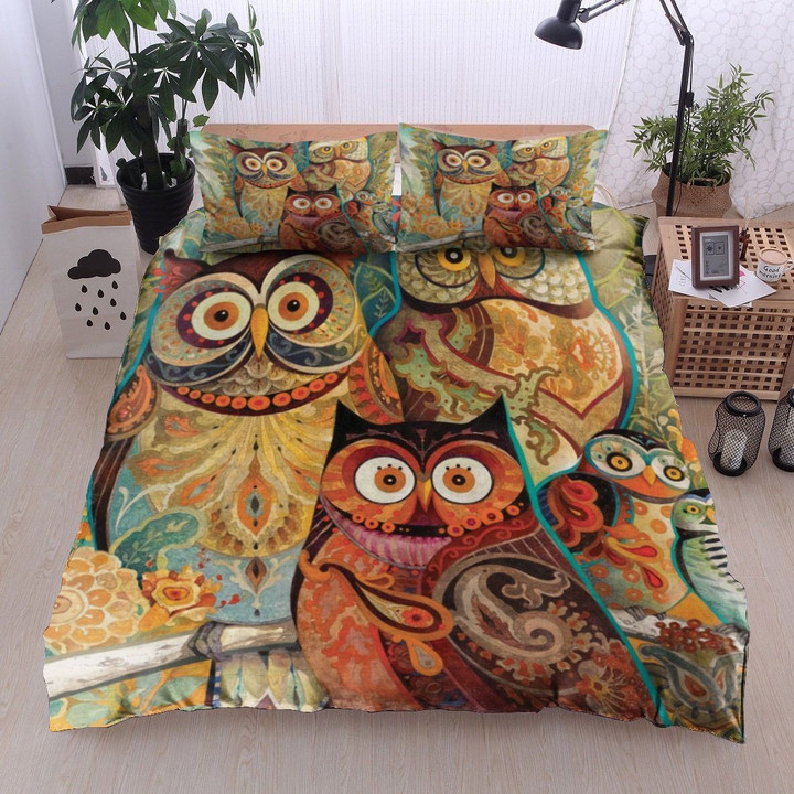 Owl Bedding Set All Over Prints