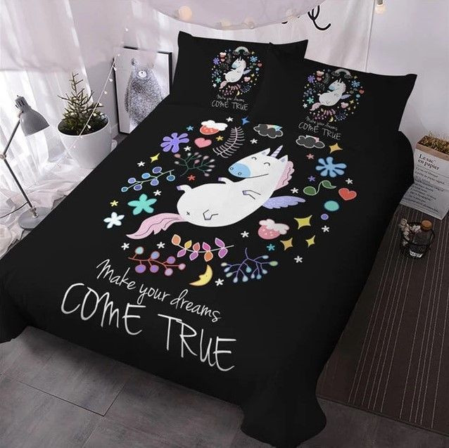 Cute Magical Unicorn Bedding Set Iy