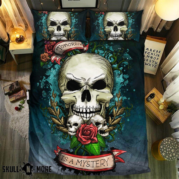Snm - Tomorrow Is My Mystery Skull Collection Bedding Set (Duvet Cover & Pillow Cases)