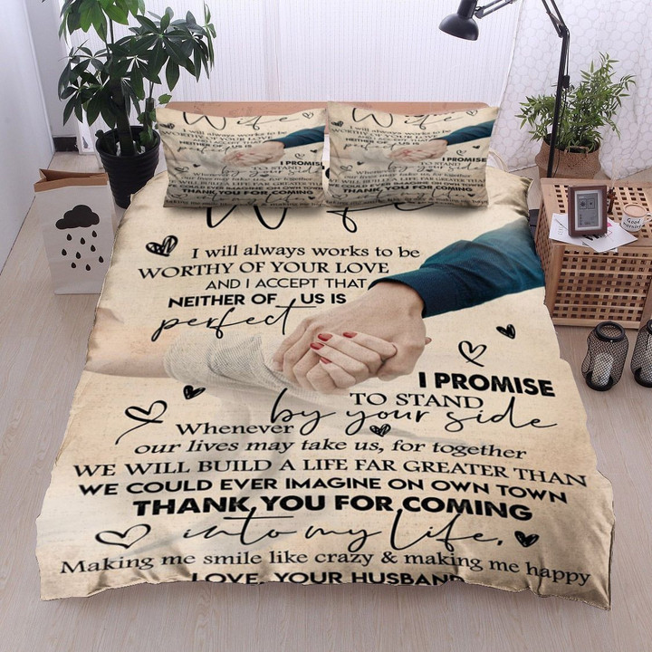 Family To My Wife Bedding Set Iy