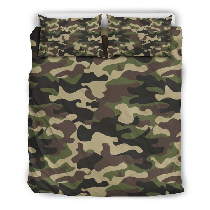 Army Green Camouflage Bedding Set Iy