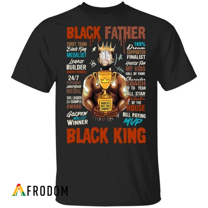 BLACK FATHER - BLACK KING T-SHIRT
