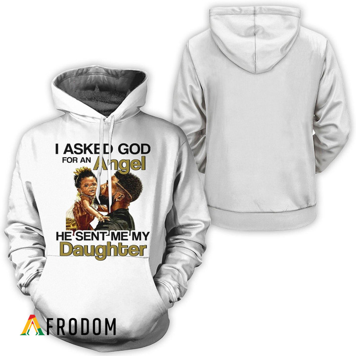 Black Father And Daughter Hoodie