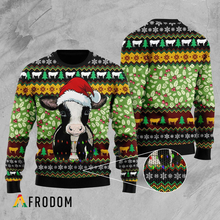 Cow Xmas Ugly Sweater