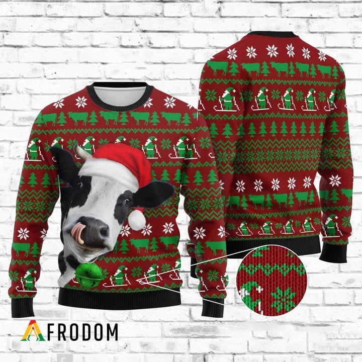 Cute Cow Ugly Christmas Sweater