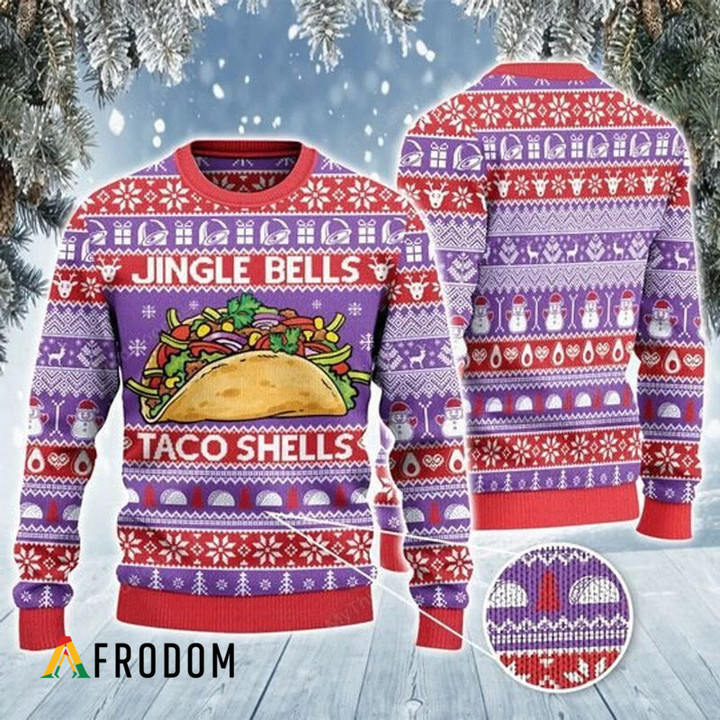 Jingle Bells Taco Shells Christmas Sweater