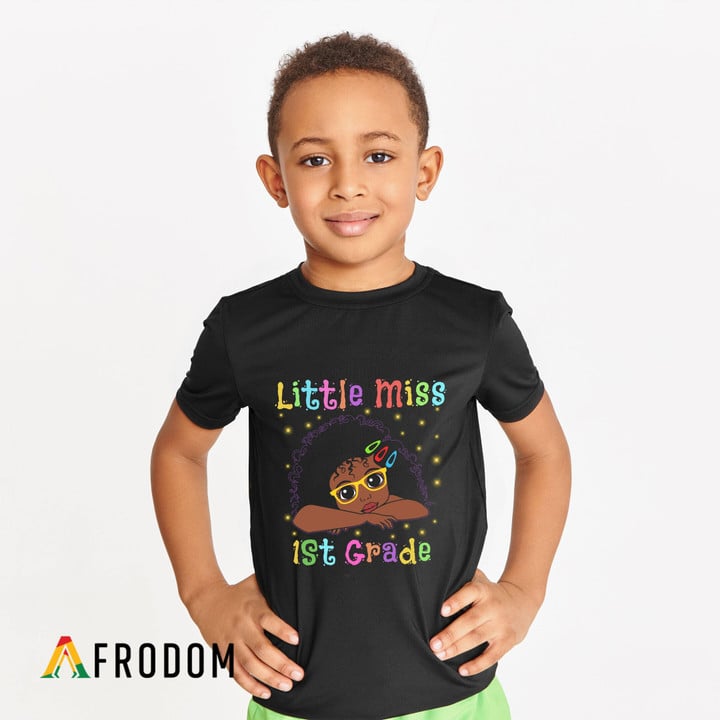 Little Miss 1st Grade Kids T-shirt