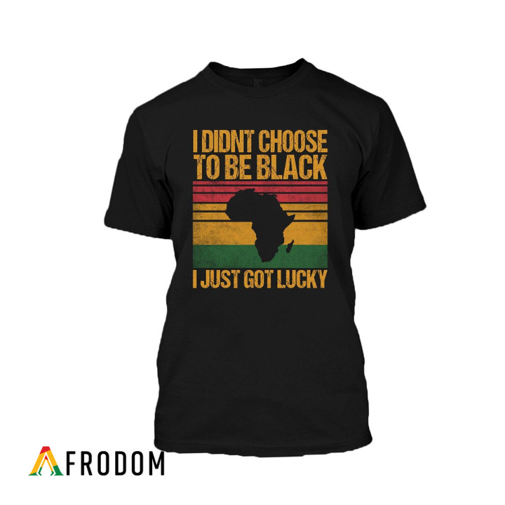 Lucky To Be Black T-Shirt & Hoodie