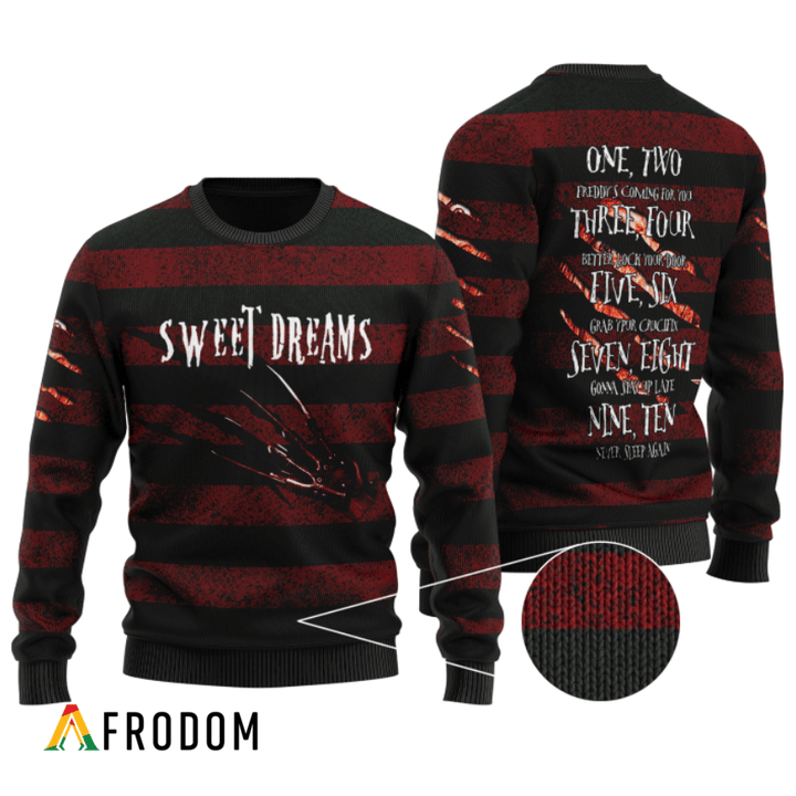 Nightmare On Elm Street Christmas Sweater