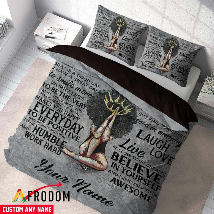 Personalized Believe In Yourself Bedding Set