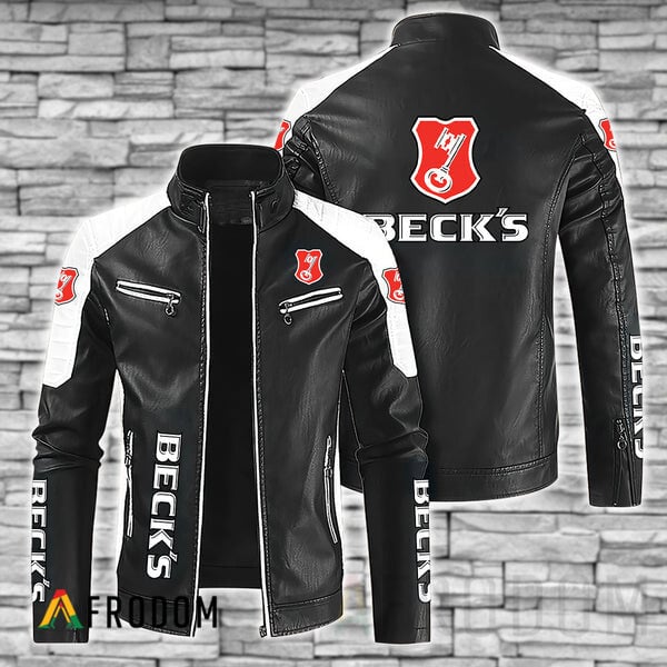 Premium Black Beck's Leather Jacket