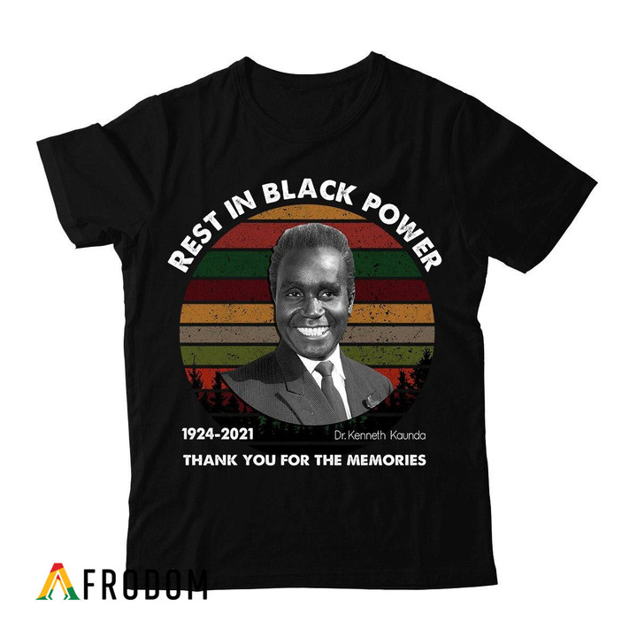 Rest In Black Power - Kenneth Kaunda T-shirt