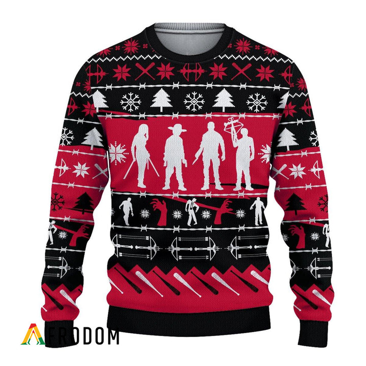 The Walking Dead Christmas Sweater