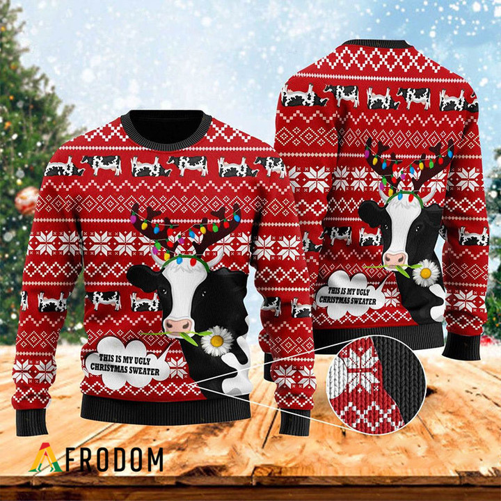 This Is My Cow Ugly Christmas Sweater