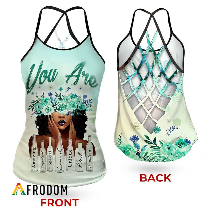 You Are Kindly Criss-Cross Open Back Tank Top
