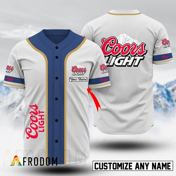 Personalized Multicolor Coors Light Baseball Jersey