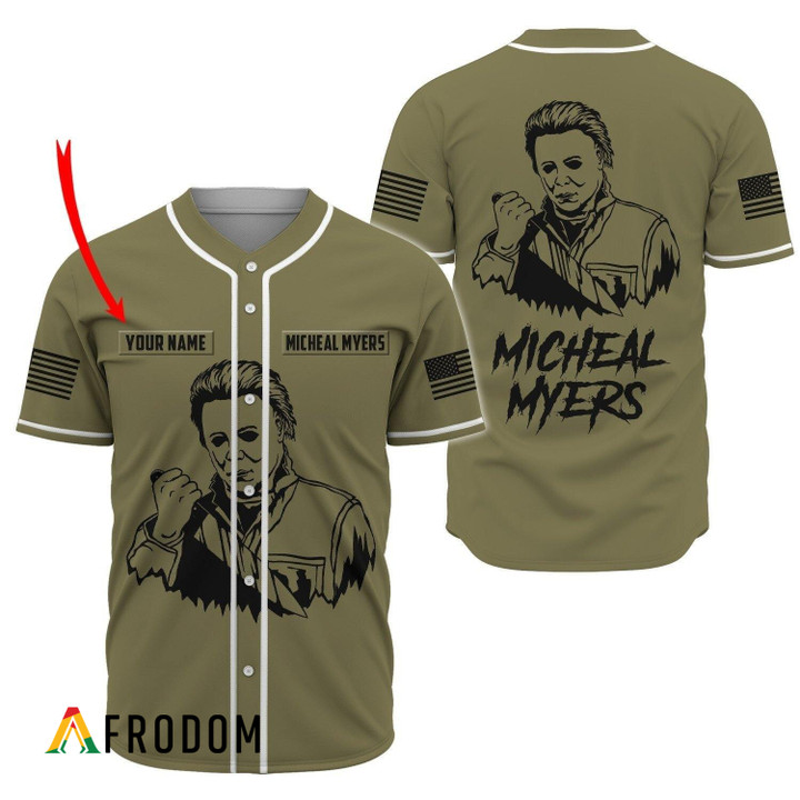 Personalized Michael Myers Jersey Shirt