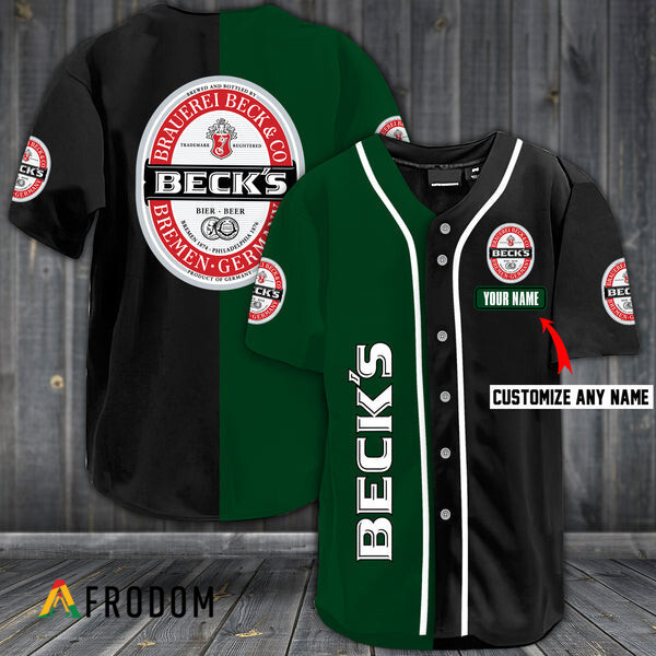 Personalized Beck's Beer Jersey Shirt