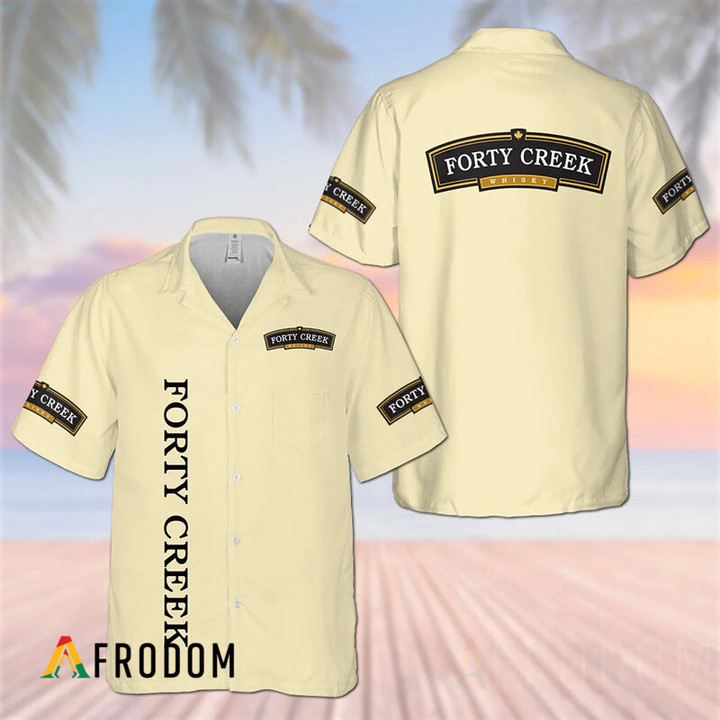 Basic Printed Forty Creek Whisky Hawaii Shirt