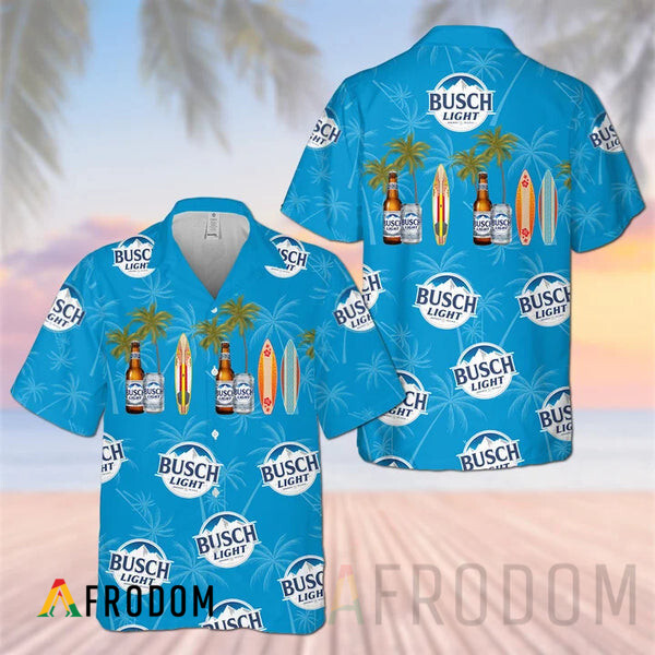 Palm Trees Hawaii Busch Light Hawaii Shirt
