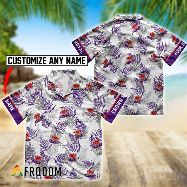 Personalized Tropical Crown Royal Hawaiian Shirt