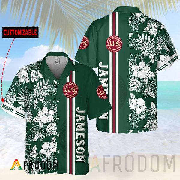 Personalized Tropical Hibiscus Jameson Hawaii Shirt