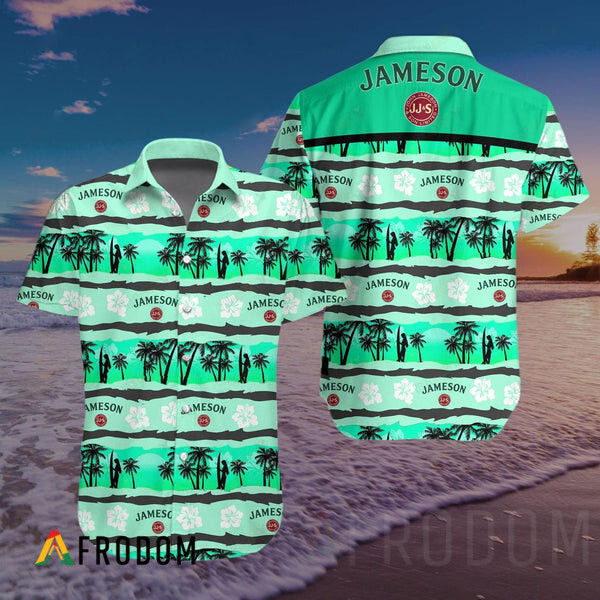 Tropical Beach Jameson Button Shirt