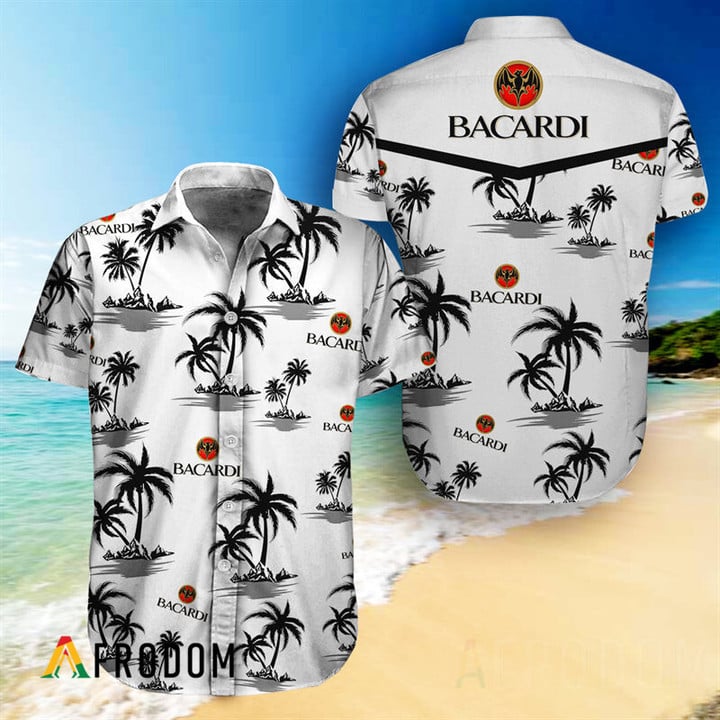 Tropical Bacardi Rum Button Shirt