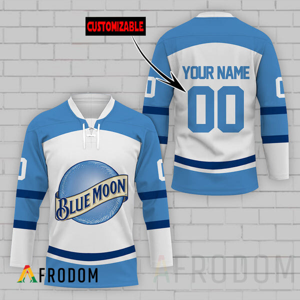 Personalized Blue Moon Hockey Jersey