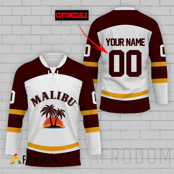 Personalized Malibu Rum Hockey Jersey