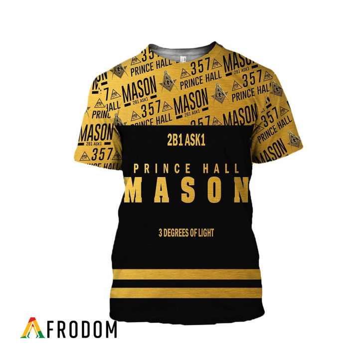 Personalized Prince Hall Free Mason AOP Shirt