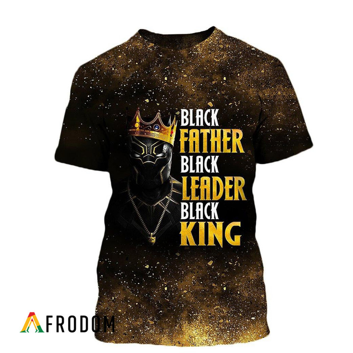 Black Father, Black Leader, Black King AOP T-Shirt & Hoodie