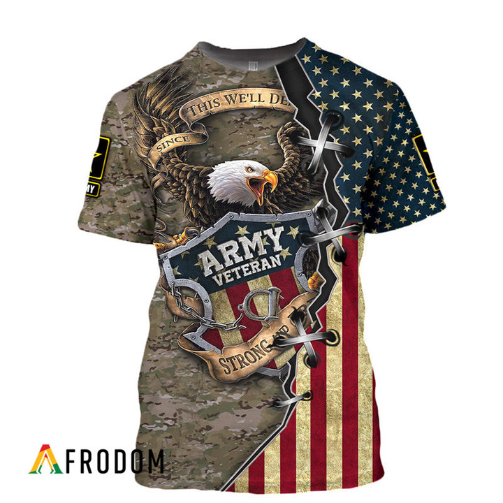 Strong & Free US Army T-shirt & Sweatshirt