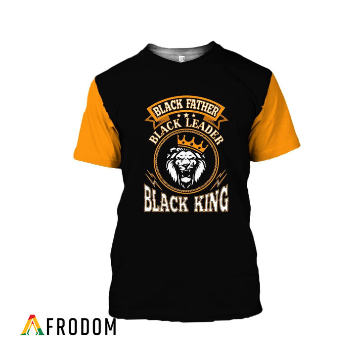 Black Father, Black Leader, Black King AOP Shirt