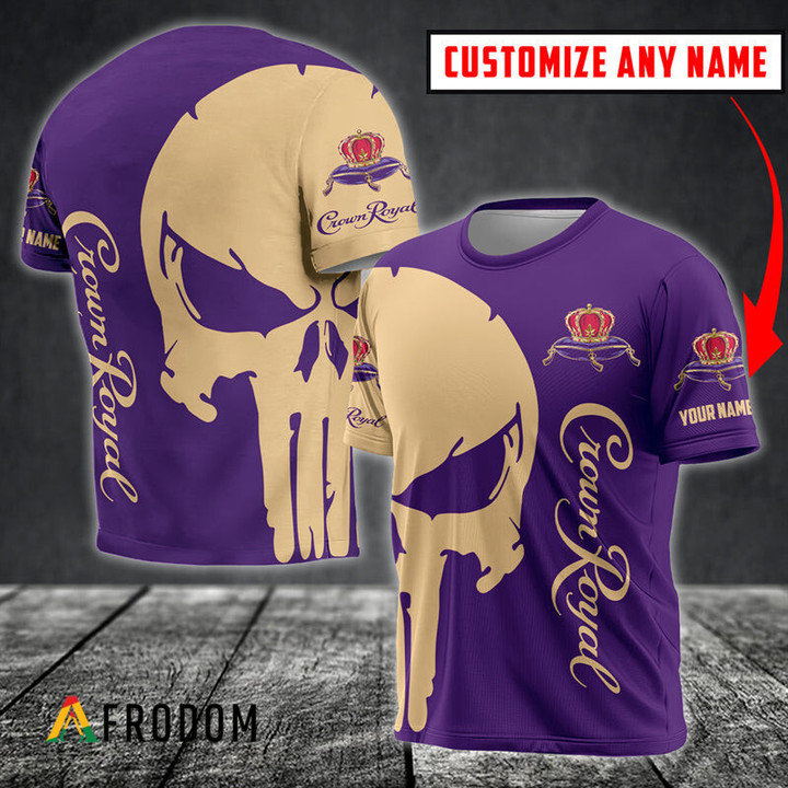 Personalized Skull Crown Royal T-shirt