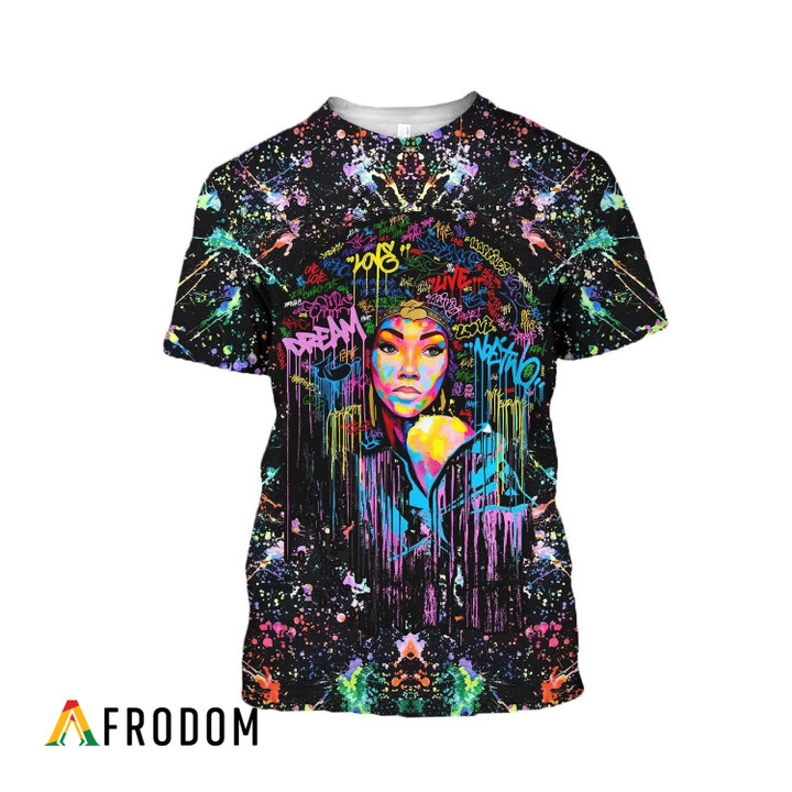 Black Girl - Dream Girl AOP T-Shirt & Hoodie
