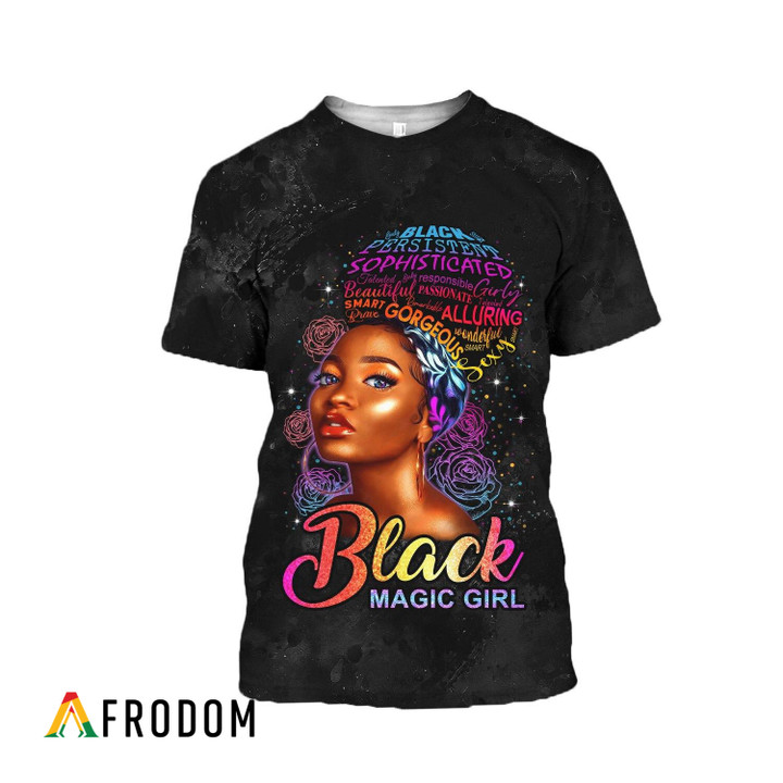 Black Sexy Girl AOP T-Shirt & Hoodie