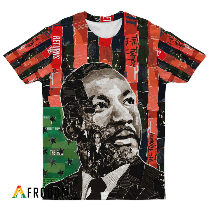 Old Newspaper Painting AOP T-Shirt