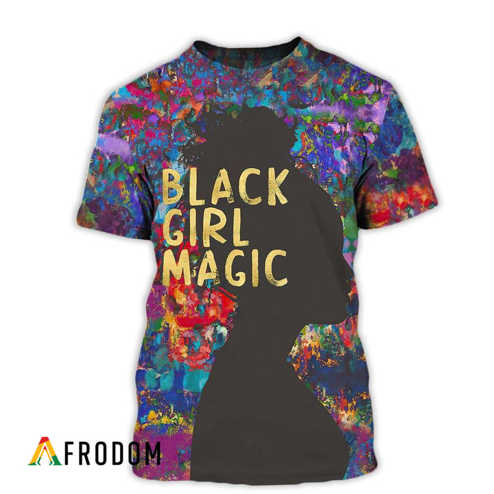 Black Girl Magic Multicolor AOP T-Shirt & Hoodie