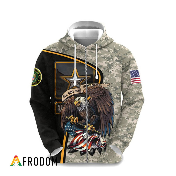 Camo Eagle US Army Hoodie