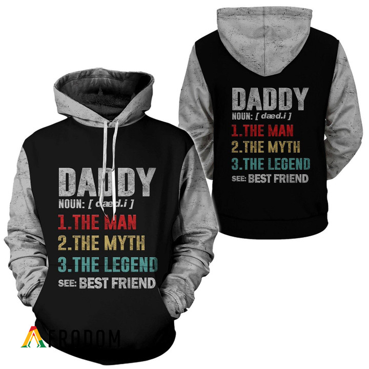 Daddy - Best Friend All-Over Print Hoodie