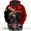 Eagle All Gave Some Some Gave All Veteran Zip Hoodie