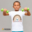 Kindergarten Leopard Rainbow Pattern T-shirt