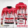 Personalized Deer Coors Light Christmas Sweater